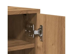 Zapatero de madera de ingeniería de roble hecho a mano
