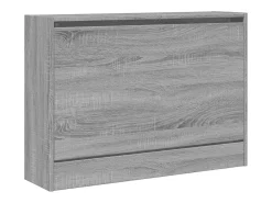 Zapatero de madera de ingeniería gris Sonoma 80x21x57 cm ES226951