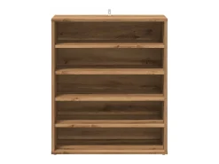 Zapatero de madera de ingeniería de roble hecho a mano