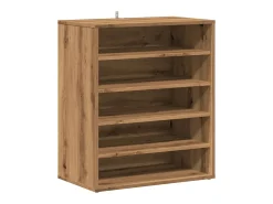 Zapatero de madera de ingeniería de roble hecho a mano