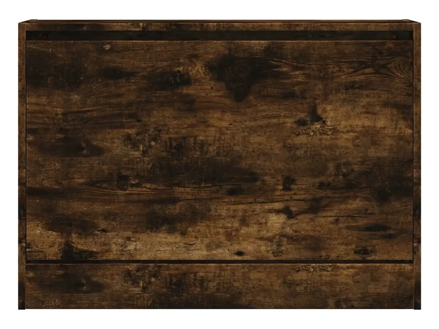 Zapatero de madera de ingeniería roble ahumado 80x21x57 cm ES657133