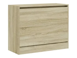 Zapatero de madera de ingeniería roble Sonoma 80x34x63 cm ES120492