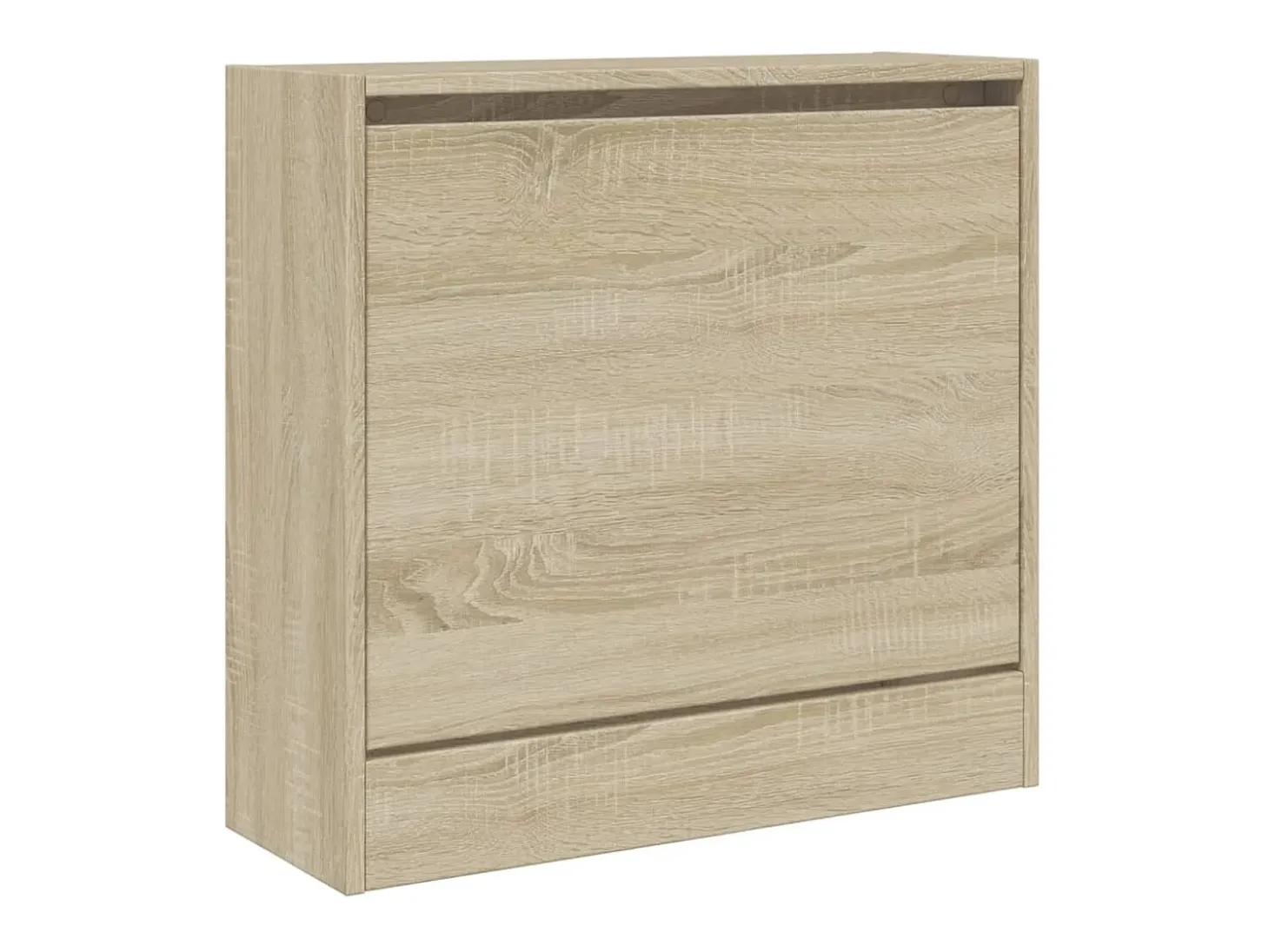 Zapatero de madera de ingeniería roble Sonoma 60x21x57 cm ES739308