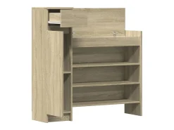 Zapatero de madera de ingeniería de roble Sonoma