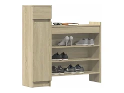 Zapatero de madera de ingeniería de roble Sonoma