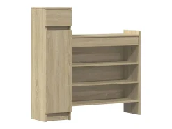 Zapatero de madera de ingeniería de roble Sonoma