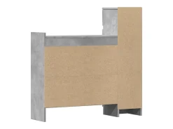 Zapatero de madera de ingeniería de color gris hormigón