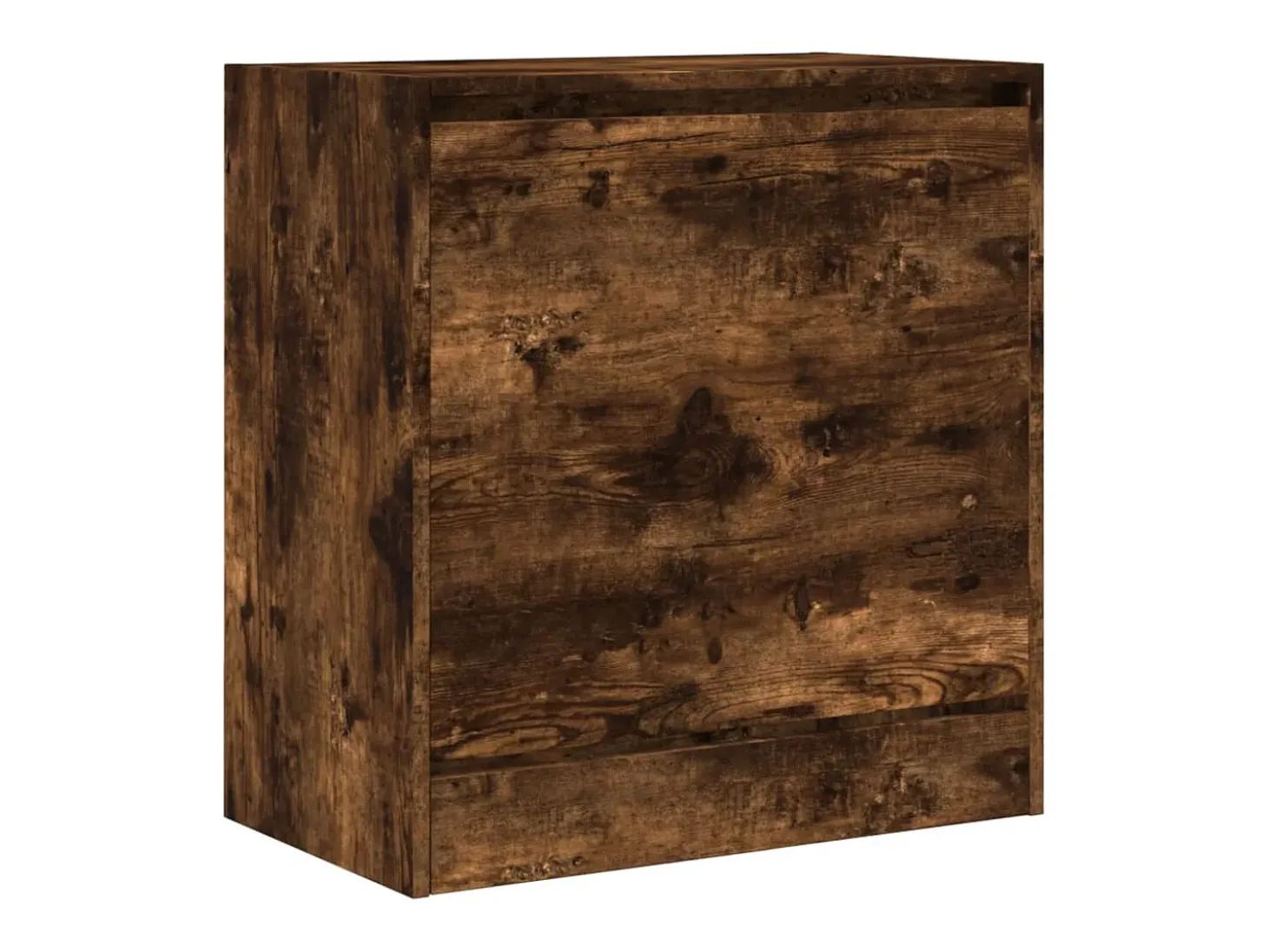 Zapatero de madera de ingeniería roble ahumado 60x34x63,5 cm ES398157