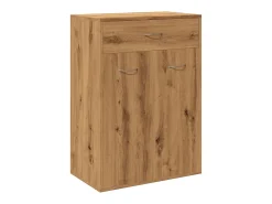 Zapatero de madera de ingeniería de roble hecho a mano