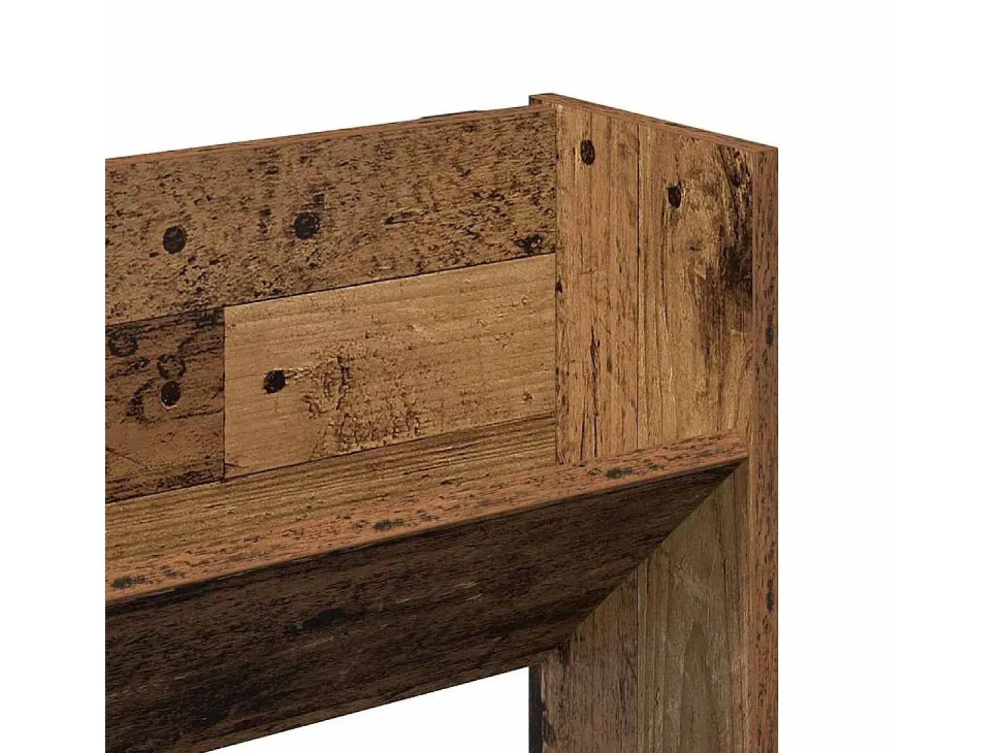 Zapatero de pared, madera vieja, 80x18x90 cm