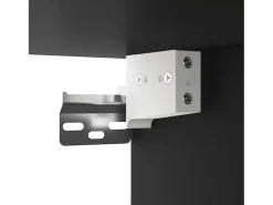 Zapatero de pared Negro 70x35x38 cm Madera de ingeniería