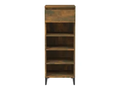 Zapatero de roble ahumado 40x36x105 cm Madera de ingeniería