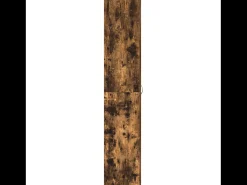 Zapatero de roble ahumado 80x35,5x180 cm Madera de ingeniería