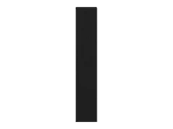 Zapatero de roble negro 54x34x183 cm madera de ingeniería