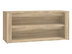Zapatero de roble Sonoma 100x35x45cm Madera de ingeniería