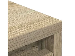 Zapatero de roble Sonoma 57x34x76 cm madera de ingeniería