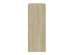 Zapatero de roble Sonoma 60x21x57 cm madera de ingeniería