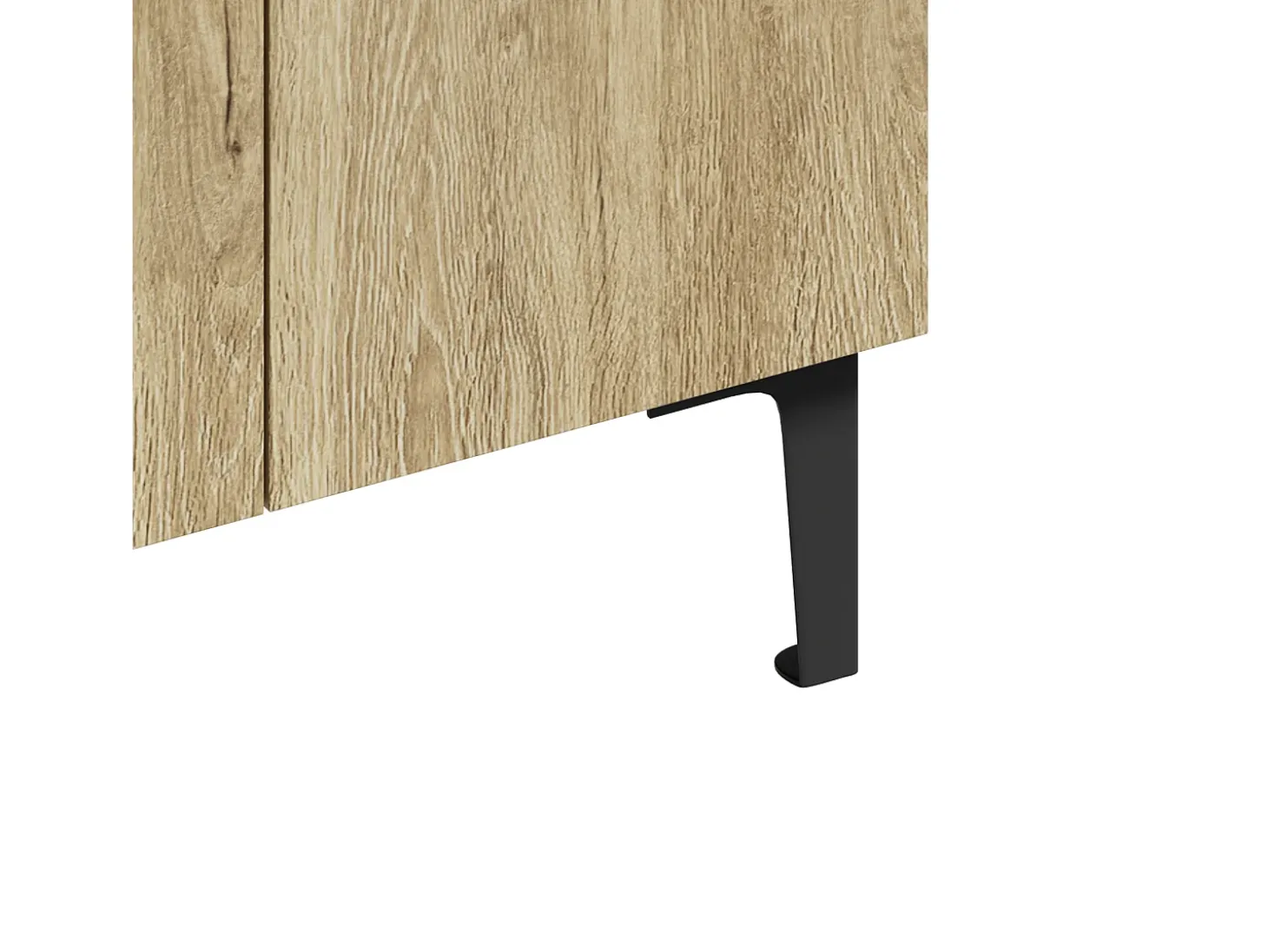 Zapatero en color madera con 2 puertas - estantes regulables 60 × 34,5 x 95 cm