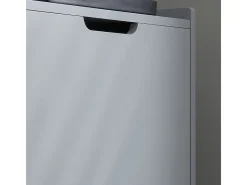 Zapatero Estrecho con 2 Solapas Organizador para Zapatos de Entrada 50 x 19 x 90 cm Gris FSR151-HG SoBuy ES