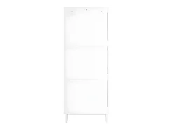 Zapatero Estrecho con 3 Solapas Organizador para Zapatos de Entrada 50 x 19 x 129 cm Blanco FSR151-H-W SoBuy ES