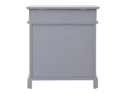 Zapatero gris 50 x 28 x 58 cm madera de paulownia