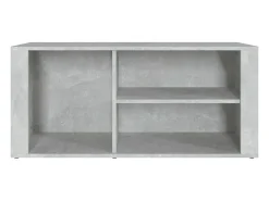 Zapatero gris hormigón 100x35x45 cm Madera de ingeniería