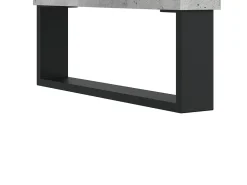Zapatero gris hormigón 102x36x60 cm Madera de ingeniería