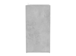 Zapatero gris hormigón 60x35x70 cm Madera de ingeniería