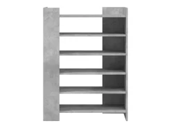 Zapatero gris hormigón 74,5x37,5x100 cm