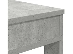Zapatero gris hormigón 80x30x98 cm madera de ingeniería