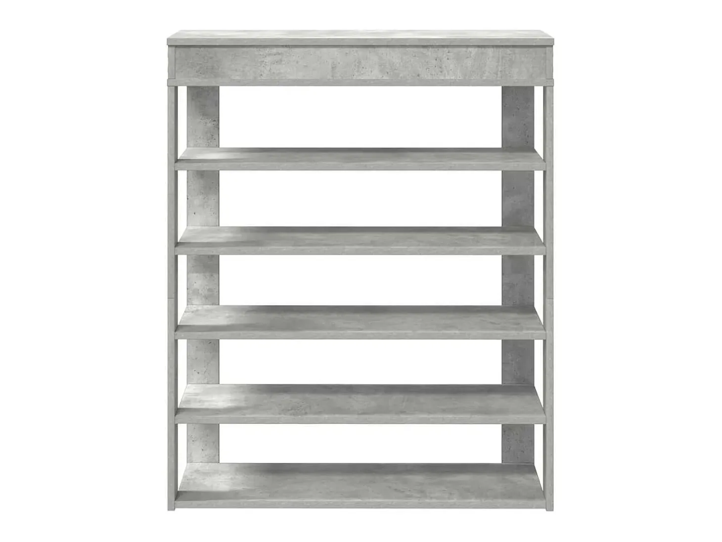 Zapatero gris hormigón 80x30x98 cm madera de ingeniería