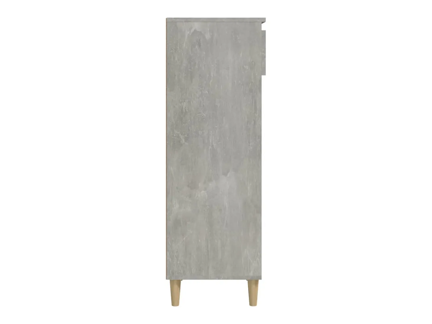 Zapatero gris hormigón 40x36x105 cm Madera de ingeniería