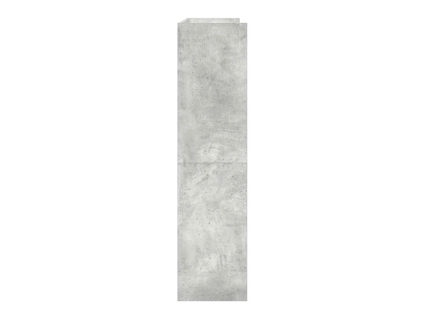 Zapatero gris hormigón 80x25x100 cm madera de ingeniería