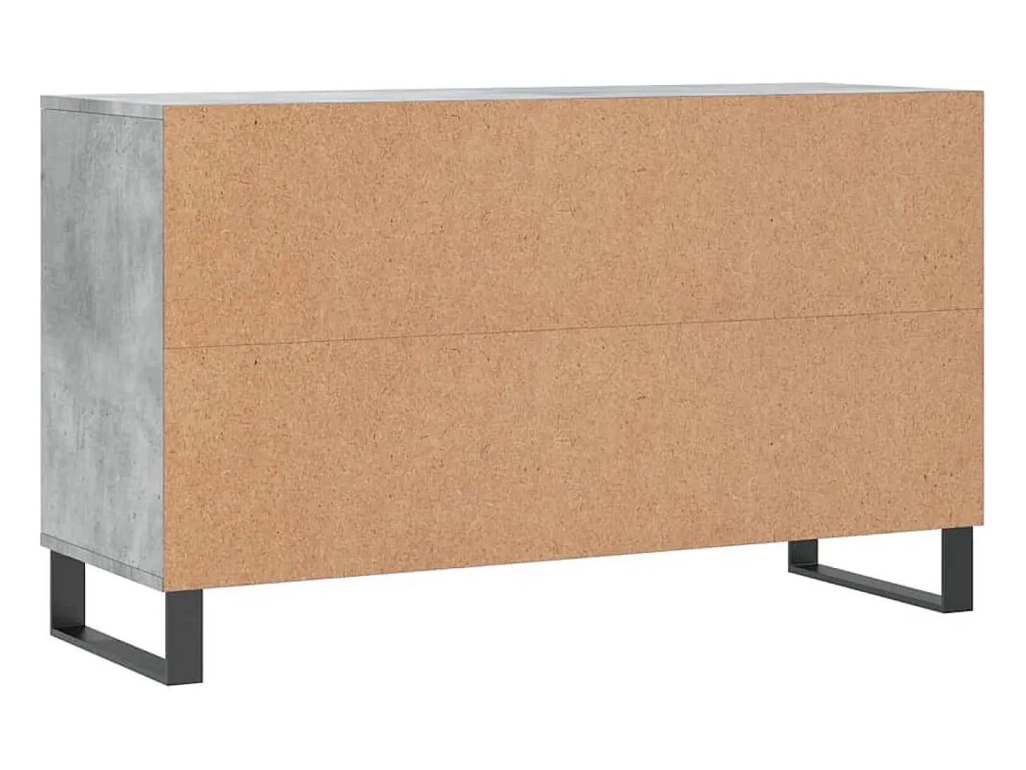 Zapatero gris hormigón 102x36x60 cm Madera de ingeniería