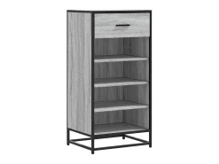 Zapatero gris Sonoma 48x38x97,5 cm madera de ingeniería