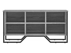 Zapatero gris Sonoma 90x38x45,5cm madera de ingeniería