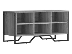 Zapatero gris Sonoma 90x38x45,5cm madera de ingeniería