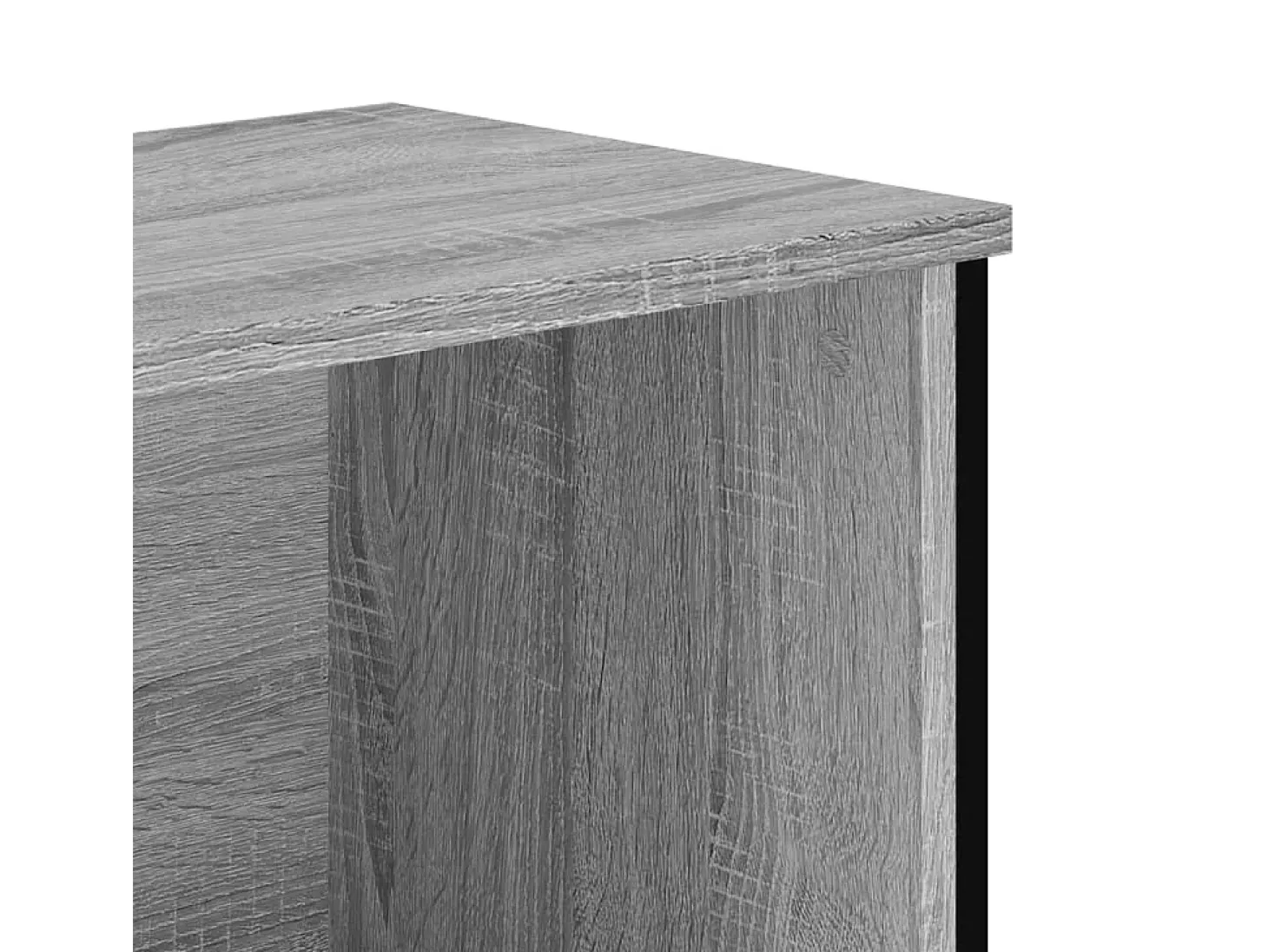 Zapatero gris Sonoma 90x38x45,5cm madera de ingeniería