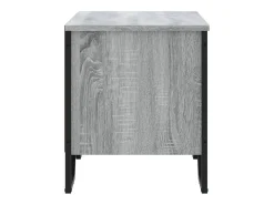 Zapatero gris Sonoma 90x38x45,5cm madera de ingeniería