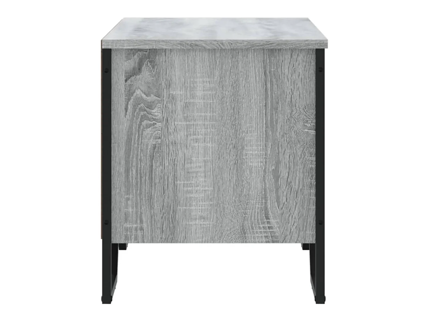 Zapatero gris Sonoma 90x38x45,5cm madera de ingeniería