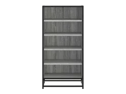 Zapatero gris Sonoma 48x38x97,5cm madera de ingeniería