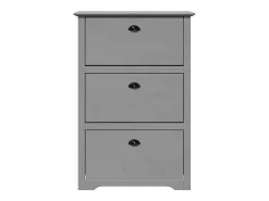 Zapatero gris 80x35x118 cm