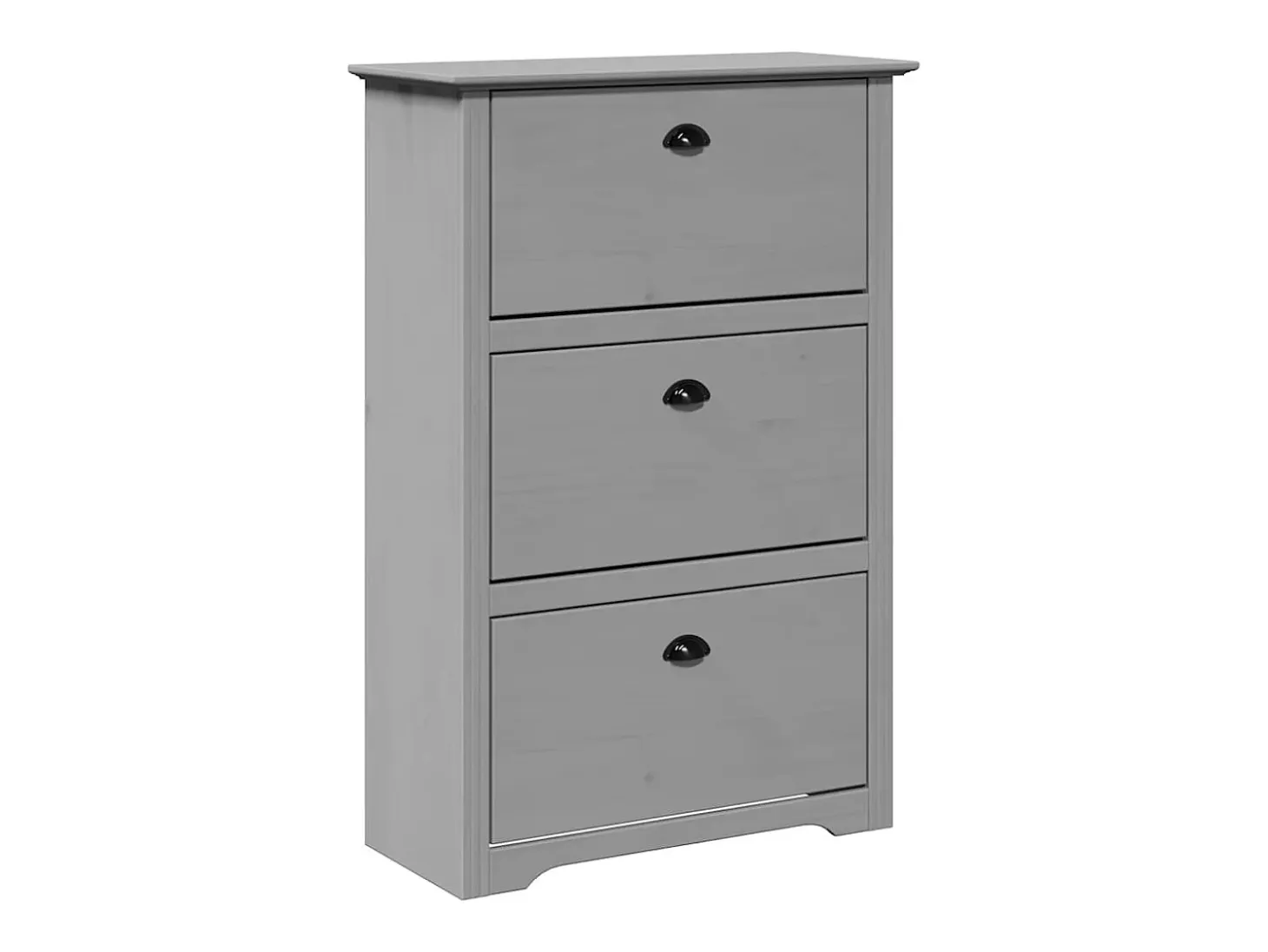 Zapatero gris 80x35x118 cm