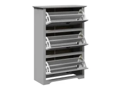 Zapatero gris 80x35x118 cm