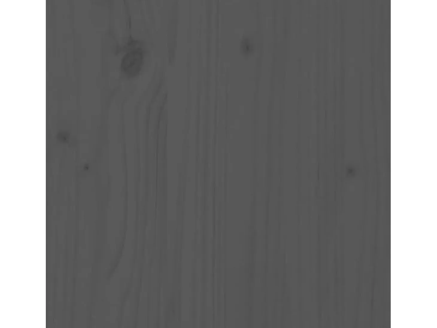 Zapatero gris 60x34x45 cm Madera maciza de pino