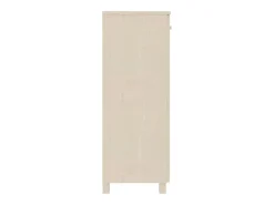 Zapatero HAMAR madera pino maciza marrón miel 85x40x108 cm ES125980