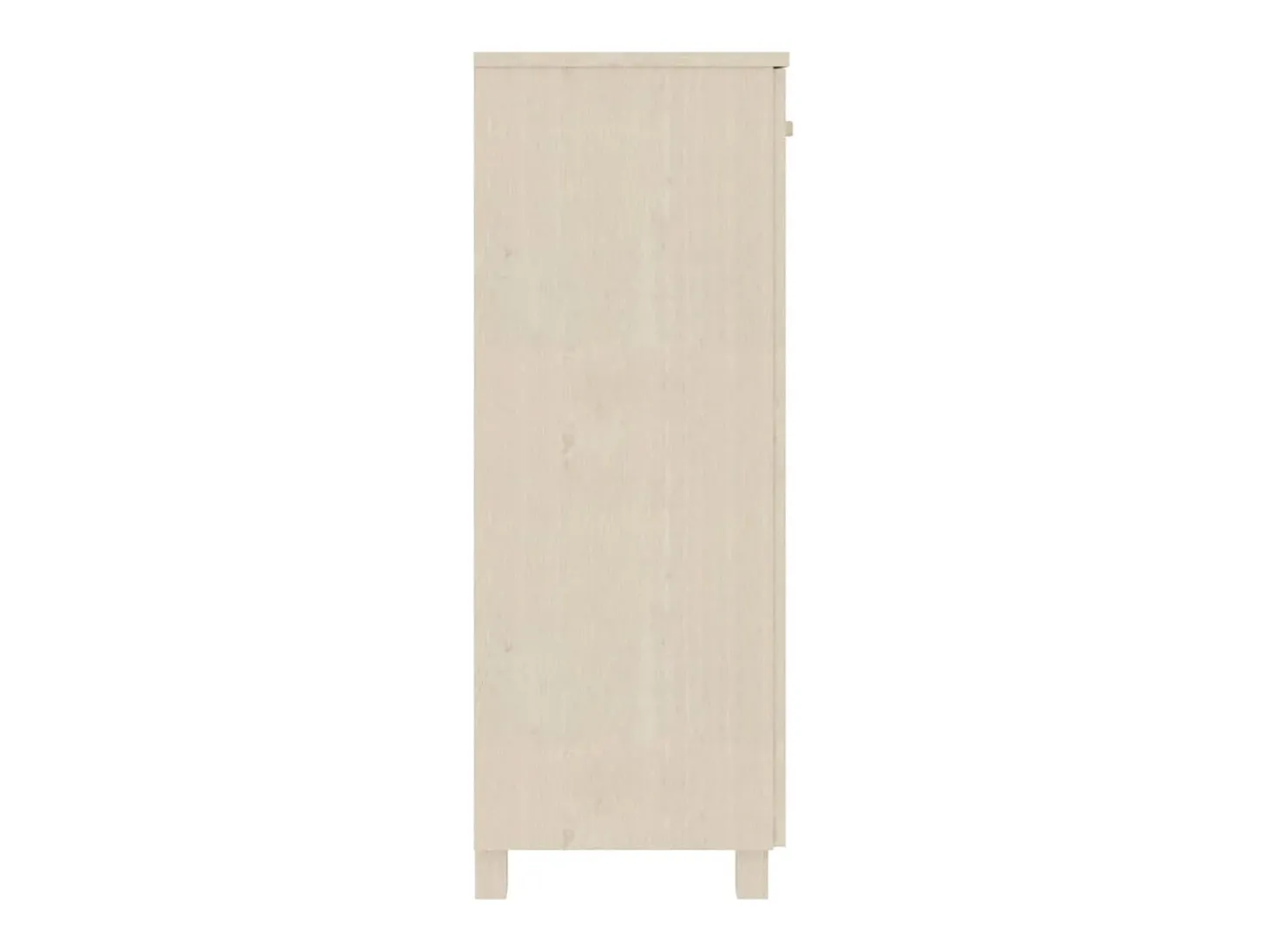 Zapatero HAMAR madera pino maciza marrón miel 85x40x108 cm ES125980