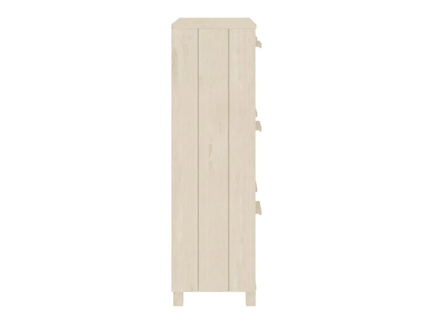 Zapatero HAMAR madera pino maciza marrón miel 59,5x35x117 cm ES528498