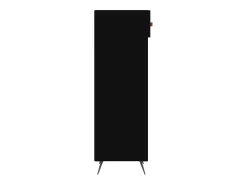 Zapatero madera de ingeniería negro 30x35x105 cm ES394665