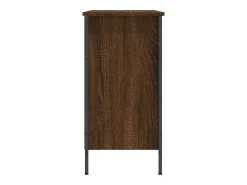 Zapatero madera de ingeniería marrón roble 100x35x70 cm ES366898
